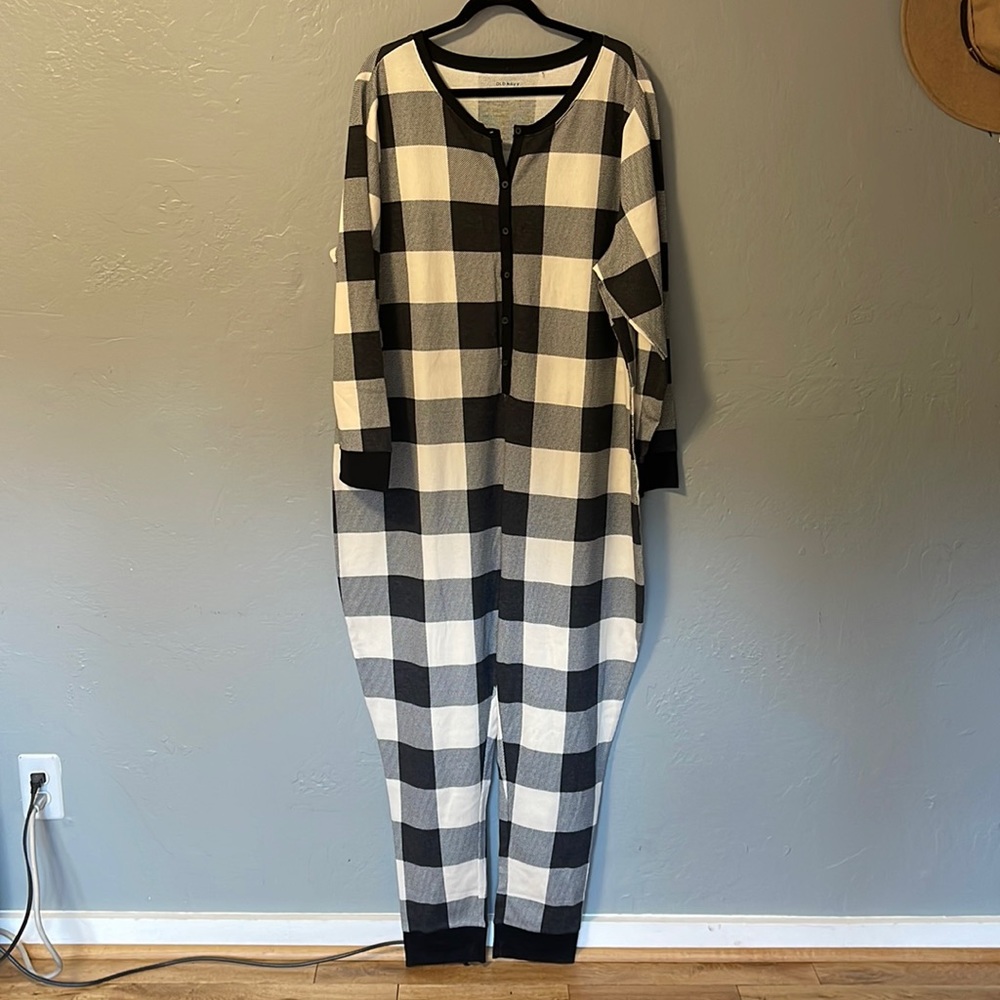 Old Navy thermal knit one piece pajamas plus size